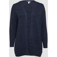 QS Strickjacke langarm in blau, 54