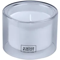 Schöner Wohnen Soft Cotton Duftkerze 7 cm blau