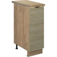 Vicco Regal, Apothekerschrank Fame-Line Eiche gefräst 30 cm mit