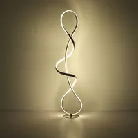 GLOBO Stehlampe Stehleuchte Designlampe LED Kristall Wohnzimmerlampe silber H