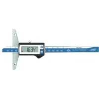 Helios Preisser Digitaler Tiefenmessschieber IP 67, 150 mm, Brückenlänge