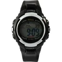 XINJIA Kinder Digitaluhr Gehäusefarbe Schwarz TPU-Band