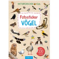 ArsEdition Naturforscher-Kids – Fotosticker Vögel