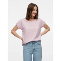 VILA Rundhalsshirt »VIDREAMERS NEW PURE T-SHIRT/SU-NOOS« Basic Damen-T-Shirt mit