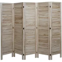 MCW Paravent MCW-G30, Trennwand Sichtschutz Raumteiler, Shabby-Look 170x200cm ~