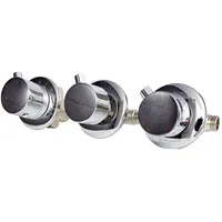 SeniorBad Thermostat-Armatur 3 Regler mit 4 fach Umschalter für