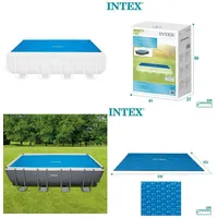 Intex Rechteckige Luftpolsterfolie 549 x 274 cm blau
