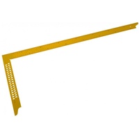 Triuso Zimmermannswinkel E800ZWG, 800mm, aus Edelstahl, mit Anreißlöchern, mm-Skala,