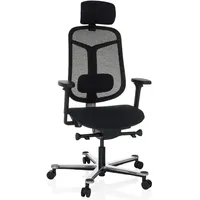 HJH Office Bürostuhl BICOLORE HIGH - HIGH End Schwarz