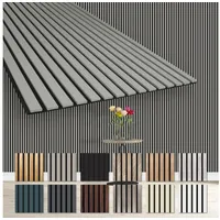 HEXIM Lamellen Akustikpaneele 1,67 m2 flexible Wandpaneele 278x60cm MDF