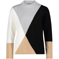 Betty Barclay Feinstrickpullover mit Kragen in Patch Grey/Black |