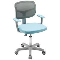Costway - Kinderstuhl auf Rollen, höhenverstellbar 80-91,5cm, drehbar, mit