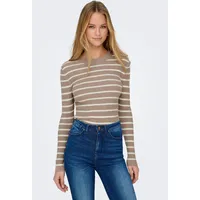 Only PULLOVER KNT NCA in Beige - S