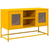 VidaXL TV-Schrank Senfgelb 100,5x39x60,5 cm Stahl