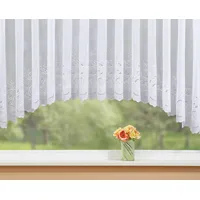 Stickereien Plauen Gardine STICKEREIEN PLAUEN "Alena" Gr. 4, weiß,