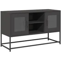 VidaXL TV-Schrank Schwarz 100,5x39x60,5 cm Stahl