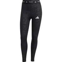 Adidas Damen Techfit Printed 7/8 BLACK, M
