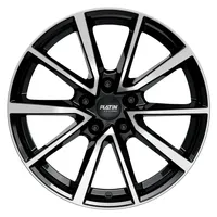 Platin P95 black polished 6.5x16 ET46 5x112 ML57.1