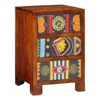 VidaXL Nachttisch 40x40x60 cm Massivholz braun