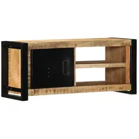 VidaXL TV-Schrank 80x30x35 cm Raues Massivholz Mango