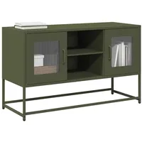VidaXL TV-Schrank Olivgrün 100,5x39x60,5 cm Stahl