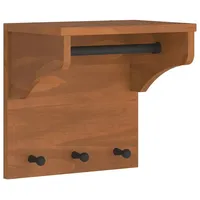 VidaXL Wandgarderobe SANDNES 43x30x42 cm Massivholz Kiefer
