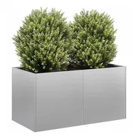 VidaXL Pflanzkübel 80x40x40 cm Verzinkter Stahl