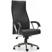JV moebel Chefsessel Holz/Kunstleder Schwarz