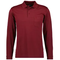 RAGMAN Soft Knit Polo Knopf Langarm Herren Poloshirt