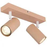 GLOBO Deckenstrahler 1-flg. rechteckig beige