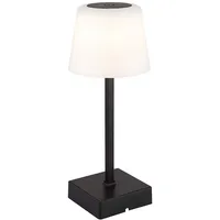 GLOBO Tischlampe Nachttischlampe Wohnzimmerlampe Touchdimmer schwarz LED H 25,5