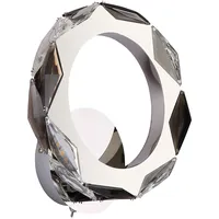 GLOBO Wandlampe Wandleuchte Kristalllampe LED Treppenhauslampe Flurleuchte rauch