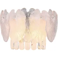 GLOBO Wandleuchte Wandlampe Schlafzimmerlampe Chrom K5-Kristalle 2-Flammig Flurlampe
