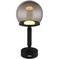 GLOBO Tischlampe kabellos mit Akku Touch Dimmer Tischleuchte Dimmbar