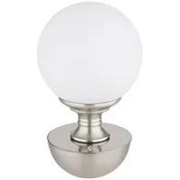 GLOBO Tischleuchte LED Tischlampe Touchdimmer Beistelllampe Schlafzimmerlampe Nickel
