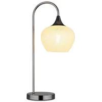 GLOBO LIGHTING Tischleuchte Tischleuchte Wohnzimmer Kristall Glas Tischlampe Schlafzimmer