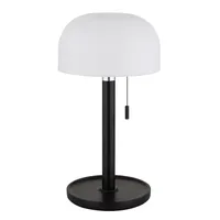 GLOBO Tischleuchte Außenleuchte LED Tischlampe IP44 Zugschalter Schwarz USB-C