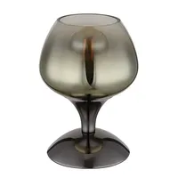 GLOBO Tischleuchte Metall-Chrom Gold