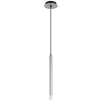 GLOBO Hängelampe Pendelleuchte Esstischleuchte silber Wohnzimmerlampe H 120 cm