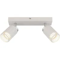 GLOBO Deckenspot 1 GU10 rechteckig weiß chrom