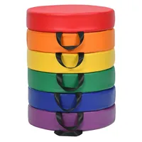 Costway Bodenkissen 6er Set Kinder Sitzkissen, mit Griff &