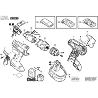 Bosch 2609120083 Gleichstrommotor 12V Motor zu PSR 1200, 2499-2609120081