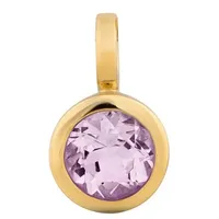 Orolino Anhänger 585/- Gold Amethyst lila 1,1cm Damen