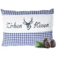 Dr. Berger Zirbenkissen Vichy Blau 26 x 19 cm