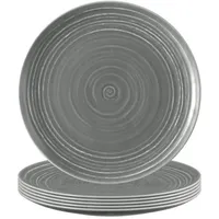 SELTMANN WEIDEN Frühstücksteller ø 22,5 cm perlgrau 6er Set