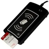 ACS ACR1281U-C1 DualBoost II Smart-Card-Lesegerät USB USB 1.1 Schwarz