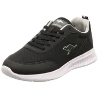 KangaROOS jet black-vapor grey (schwarz) für Herren, schwarz, Gr.