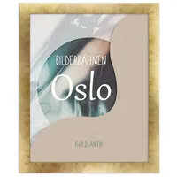 RahmenMax PuzzelMax Puzzlerahmen Bilderrahmen Posterrahmen 60x120 cm Gold Antik