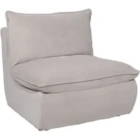 Hela Loungesessel »RHODOS«, (1 St.), Sessel;gepolstert;aufgesetztes Kissen;Microfaser;Breitcord Beige,
