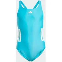 Adidas 3-Streifen C-Back Kids Badeanzug Lucid Cyan / White
